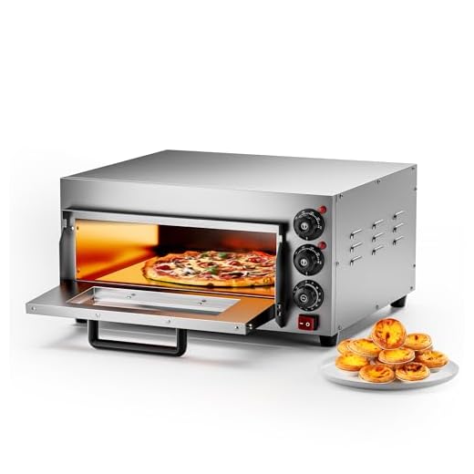 Horno para pizzas 2000W con ladrillo refractario Resultados horno de piedra Utensilios de cocina