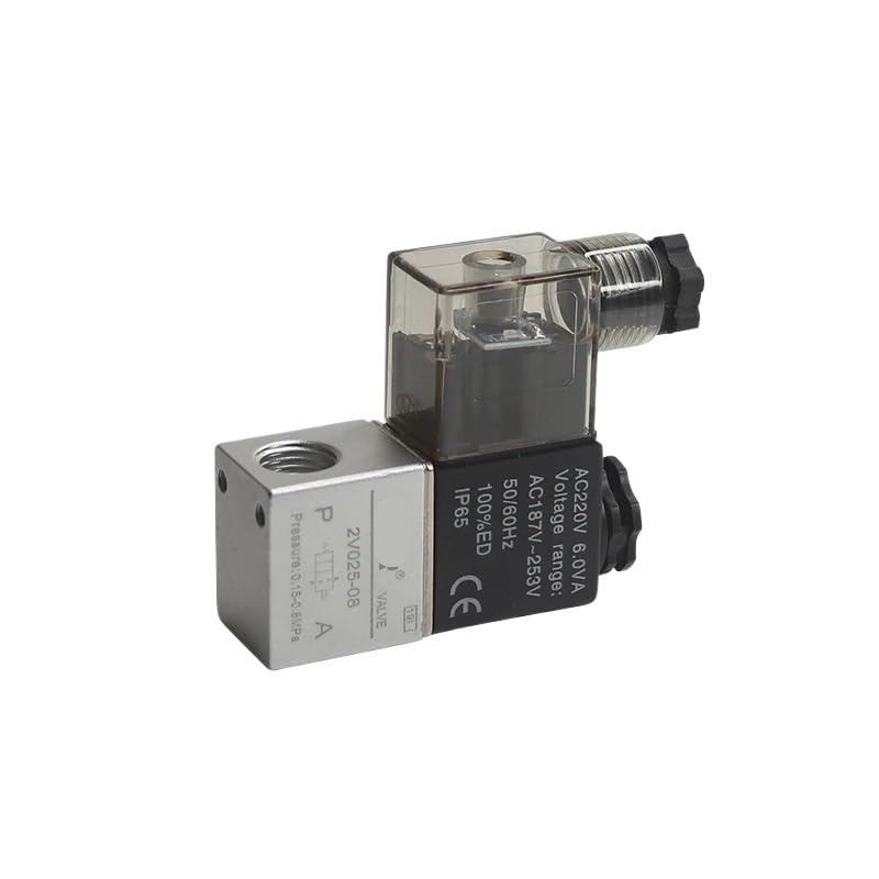 Électrovanne pneumatique pour contrôler l'air comprimé de tuyau 6mm DC24V
