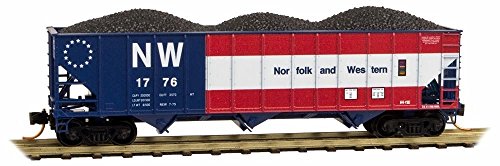 N 100-ton 3-Bay Open Hopper N&W