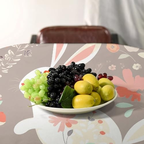 Nappe polyester 300D imperméable et ultra-résistante avec imprimé lapin de Pâques - 6