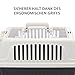 Ferplast Katzentransportbox, kleine mittelgroße Hundetransportbox, Hunde und Katzen bis 15 kg, mit Kissen und Napf, Lüftungsschlitze, 40x60xH38 cm, Transportbehälter Atlas 30 Open