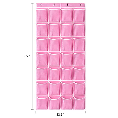 Keepjoy 28 Pockets Hanging Shoe Organizer, Over The Door Shoe Organizer thumb #1