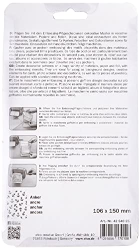 EFCO Stencil, 106mm x 150mm