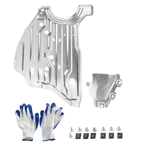 Image of Engine Splash Guard Shield Under Car Shield Cover Compatible with Honda Accord 2018 2019 2020 2021 2022,74116-TVA-A00 74116TVAA00 Engine Splash Guard,Aluminum Engine Case Guard
