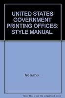 Style Manual 1959 B00BHJNZYG Book Cover