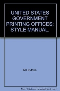 Hardcover Style Manual 1959 Book