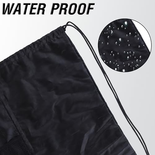 HHH Drawstring Bag Boys Girls Kids Swim Gym Sack Dance PE Shoe Sport Backpack (Red White) - Image 4