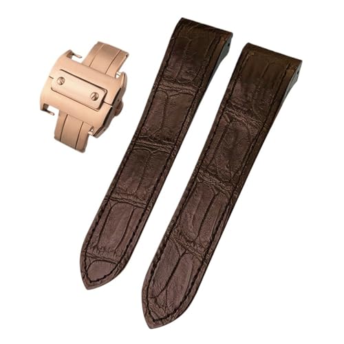 [-ł] 20mm 23mm u[ubN ANR_CEHb`oh JeBG TgX 100 AJAQ[^[U[EHb`XgbvΉ(Brown Rosegold,20mm)