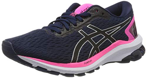 ASICS Womens GT-1000 9 Running Shoe, Peacoat/Black, 40.5 EU