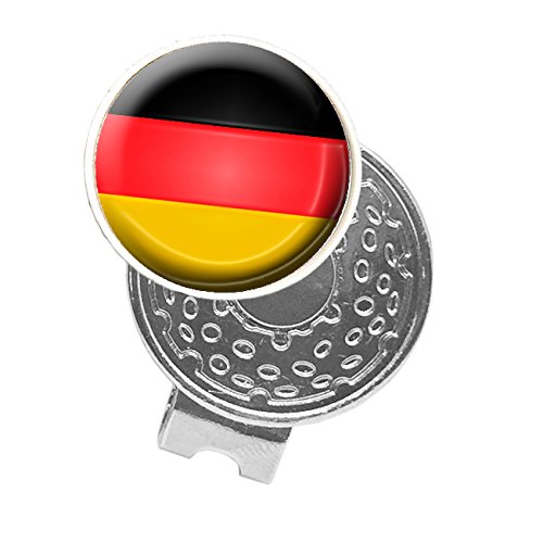 Asbri Golf Alemania Cap Clip, Unisex, Germany, Plata, n/a