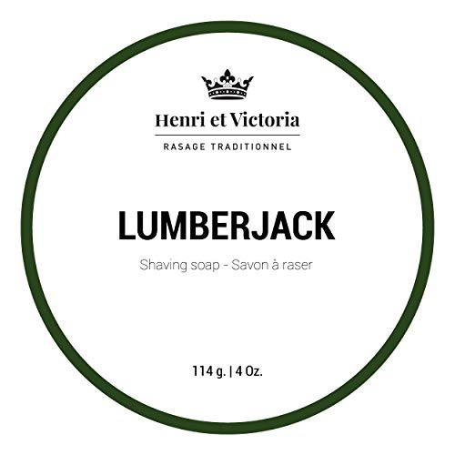 Shaving Soap for Men | Fall's Lumberjack Wet Shave Soap Fragrance | Made by Skilled Artisans | Ultra Glide, Cushioning, Easy Lather, Moisturizing | Chic and Subtle Scent | 4 oz