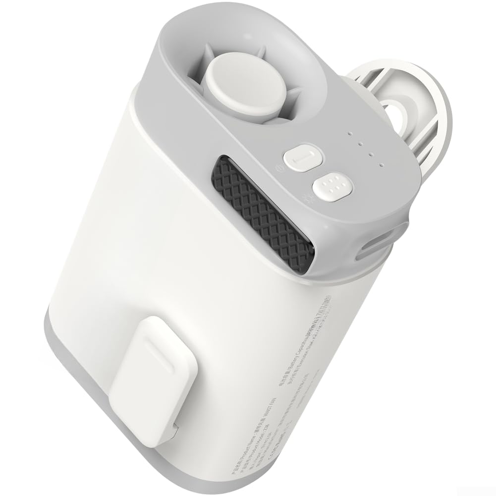 Ventilateur Sport Outdoor Camping Randonnée Silencieux(White)