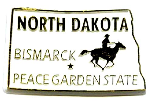North Dakota The Peace Garden State Fridge Magnet