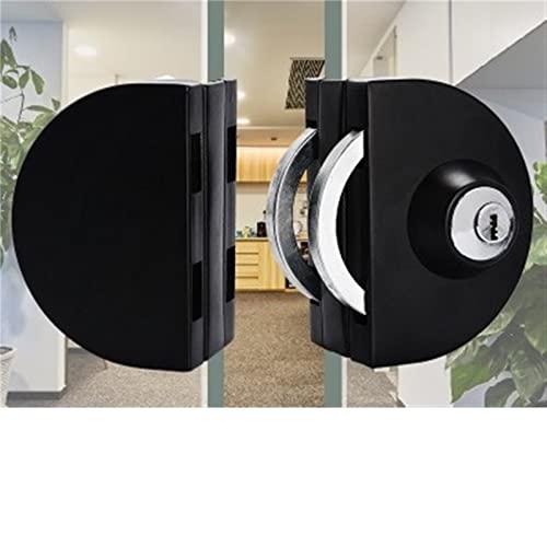 Serrure à chaîne en acier inoxydable design noir mat pour porte