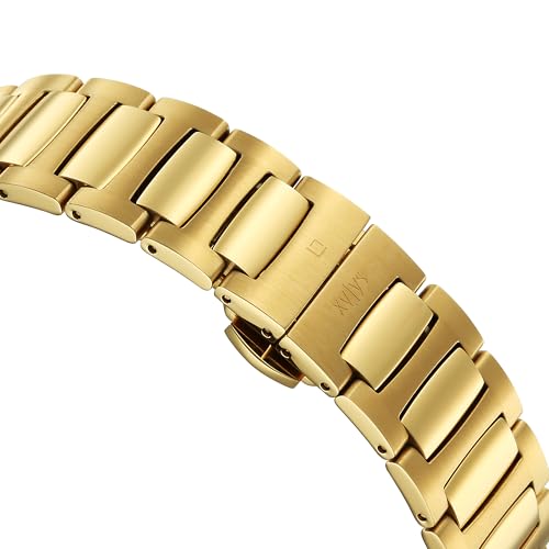 Image of Xylys Quartz Analog with Date Green Dial Golden Stainless Steel Strap Watch for Men