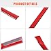 Daeiclru Car Inner Door Panel Trim Cover Compatible with Toyota Tacoma 2024 2025, Inner Side Door Panel Decoration Strip Interior Accessories, 4PCS (Red)