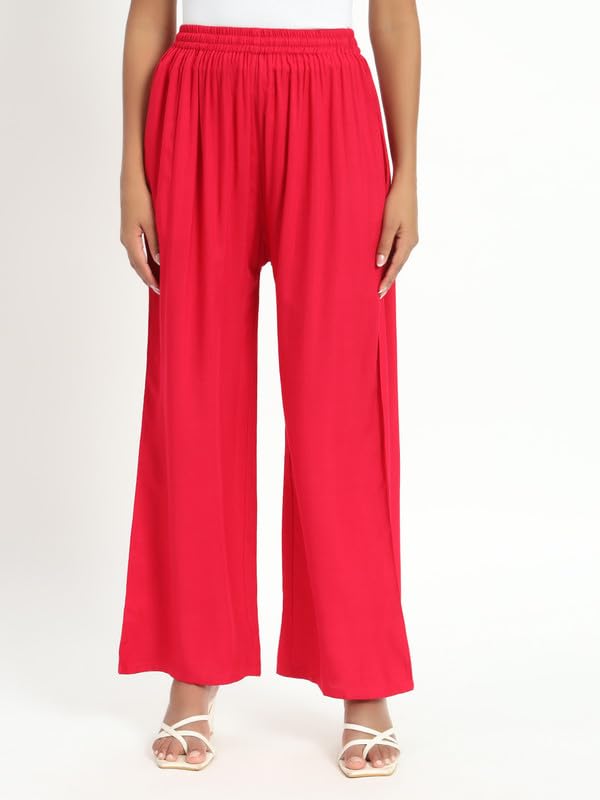 Image of Soft Colors Relaxed Fit Pocket Palazzo