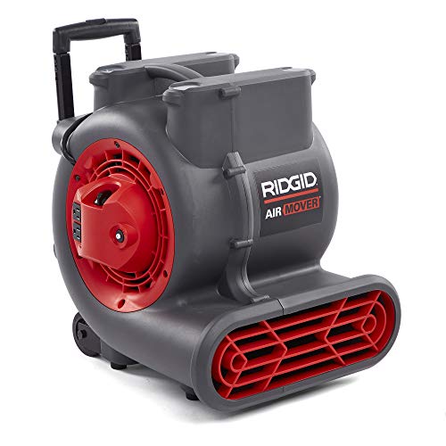 RIDGID, 66323 Model AM2288RT 3-Speed Air Mover, Daisy Chain, 1625 CFM Blower Fan, Red - Image 6