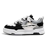 TERBOFIN Men's Fashion Sneakers Casual Walking Shoes Skate Shoes for Outdoor Black White