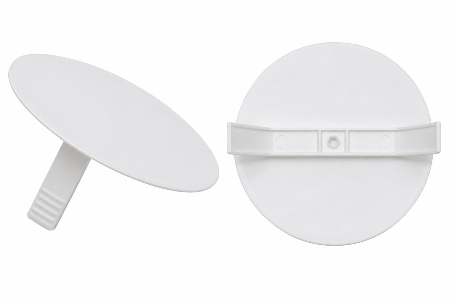 O4L Spring Cover White Round Diameter 85 mm for Diameter 70 mm Flush-Mounted Boxes Pack of 10