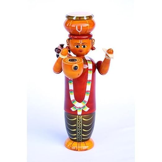 Buy Wooden Handicraft Haridasu Idol Online at Low Prices in India