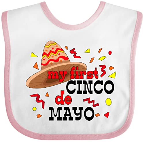 inktastic My First Cinco De Mayo with Sombrero Baby Bib