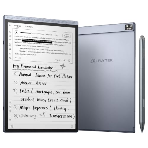 iflytek AINOTE Air 2, 8.2' E Ink Tablet with AI Meeting...