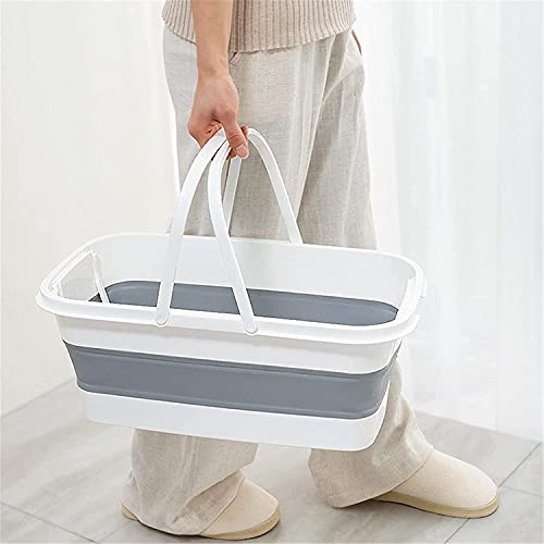 Seau pliage plastique compact pour remédier au manque de place buanderie - 5