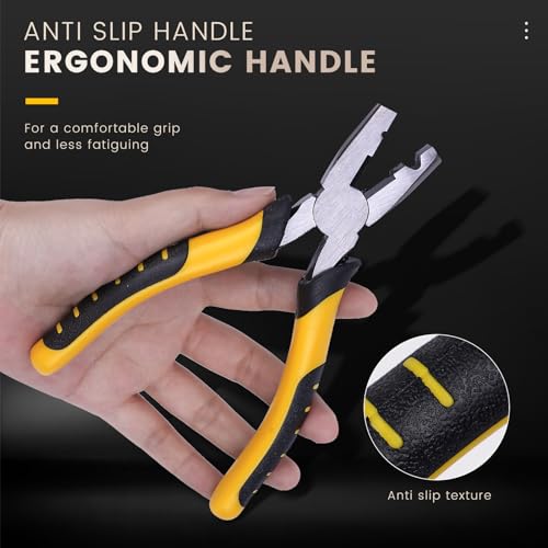 300 peças de clipes de gaiola de arame e alicates, alicate de anel de porco para coelho, galinha, pá