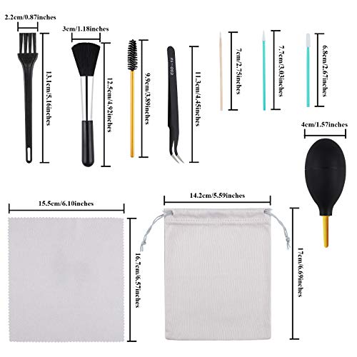 ADXCO 129 Pieces Cell Phone Cleaning Kit Camera Cleaning Kits USB Charging Port and Headphone Port Brush Set Compatible with Phone, iOS Android, Cell Phone, Electronics Cleaner