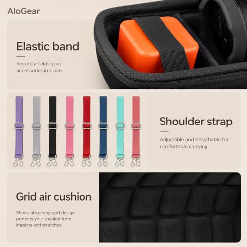 Image of Travel Carry Case for New JBL Flip 7, 6, 5, 4, 3 Portable Speaker, Shockproof, Dustproof, Protective Cover Storage Bag (Black Inside)