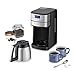 Cuisinart Automatic Grind & Brew 10-Cup Coffee Maker with Blade Grinder, Programmable Coffee Machine Glass Carafe with 1-4 Cup Setting, Brew Pause, Grind-Off Option, DGB-450NAS, Black/Stainless Steel