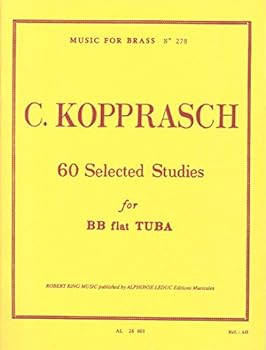 Paperback KOPPRASCH: 60 SELECTED STUDIES TUBA MFB278 [French] Book
