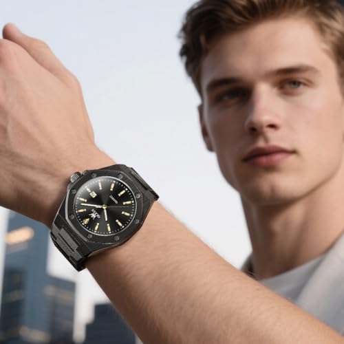 Image of OLEVS Watches for Men Luxury Fashion Large Dial Male Watches Analog Quartz Stainless Steel Waterproof Business Dress Men's Wrist Watch