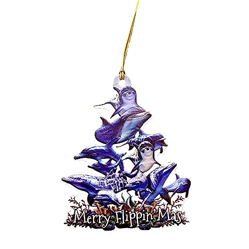 JAVOUKA Colgante de Navidad para árbol de Navidad, decoración para árbol de Navidad, calendario de Adviento, casa de muñecas Cover
