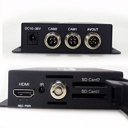 2Ch Mini Ahd Dvr Mobile Dvr Hd 5Mp 2 Channel Sd Dvr With Dual Sd Card Slot Support 128Gb/Cvbs/Ahd 5.0Mp Mini Vehicle Dvr For Truck Taxi Car With Remote Control #TOP1