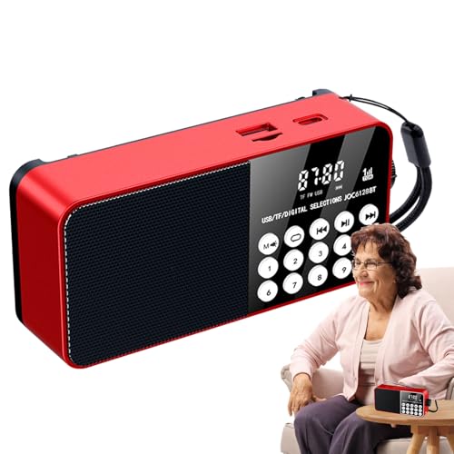 Radio AM FM numérique compacte météo à piles avec lampe torche intégrée pour le camping