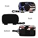 American Flag Love Dog Poop Bag Storage Box with Safety Lock, Suitable for Any Dog ​​Leash, Pet Travel Poop Bag Storage Bag