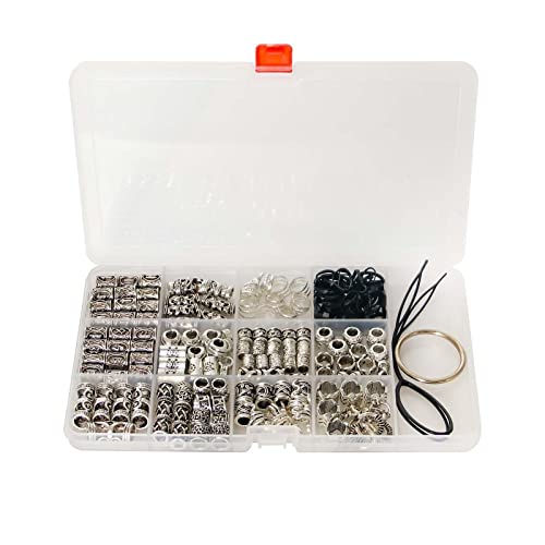 Manchettes metalliques pour tresses et perles dreadlocks sans casse - 4