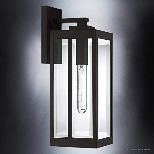 Urbanambianceluxurymodernfarmhouseoutdoorwalllightmediumsize17hx6wwithindustrialstyleelementsestatebronzefinishuql1351fromthequincycollection Urban Country Home Decor Urban ambiance luxury modern farmhouse outdoor wall light medium size 17 h x 6 w with industrial style elements estate bronze finish uql1351 from the quincy collection urban country home decor