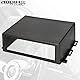 Audioproject A269 - Autoradio Gehäuse Unterbau Konsole Radioblende 1 DIN Universal Radio Einbaurahmen PKW LKW Boot Wohnmobil schwarz