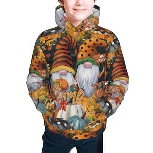 Welcom Fall Kid Hoodies Boys Sweatshirts Girls Pullover with Pocket3