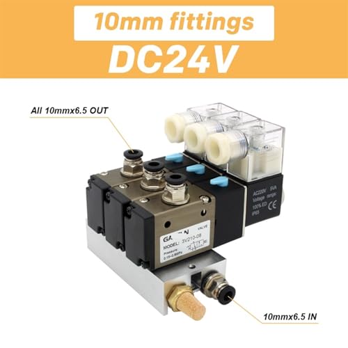 Électrovanne normalement ouverte 3V210-08-NO : réduire le bruit et centraliser vos vannes 24V