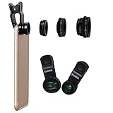 Universal 3 in 1 Clip-On 180 Degree Supreme Fisheye+0.65X Wide Angle+10X Macro Lens Camera Photo Kit For iPhone 6/6 Plus,iPhone 5 5S Samsung HTC Blackberry