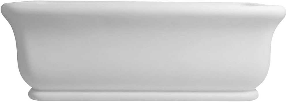 Vintage Tub & Bath Portola 71 Inch Resin Double Ended Tub - Gloss White