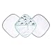 JJ Cole Washcloth and Bath Mitt Set, Aqua Whales