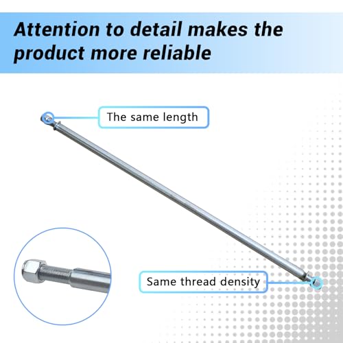 Image of Axle 1 inch Diameter 40 inch Steel Axle Rod With 1 inch to 3 /4 inch Step-Down & 3 /4-16 Fine Thread 1 /4 inch Keyway For ATV Go-Karts Quads Dune Buggies