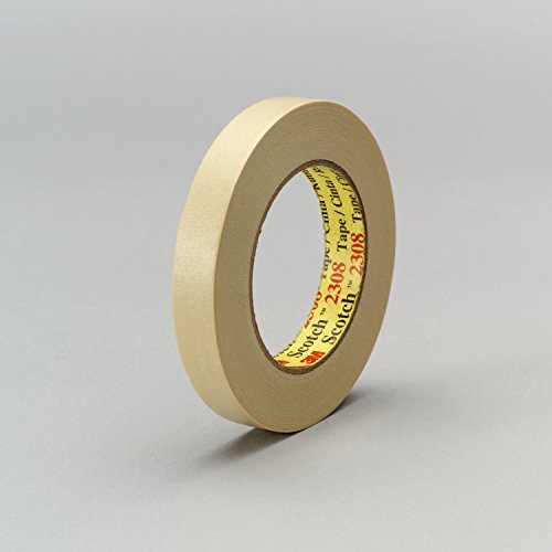Image of 3M 06546-case Masking Tape 2308 Tan, 24 mm x 55 m, 5.3 mil (Pack of 36)
