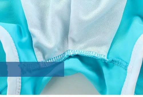 Men's Contrast Color Drawstring Swimming Trunks Quick-Drying Sports Large Size Beach Swimming Trunks3