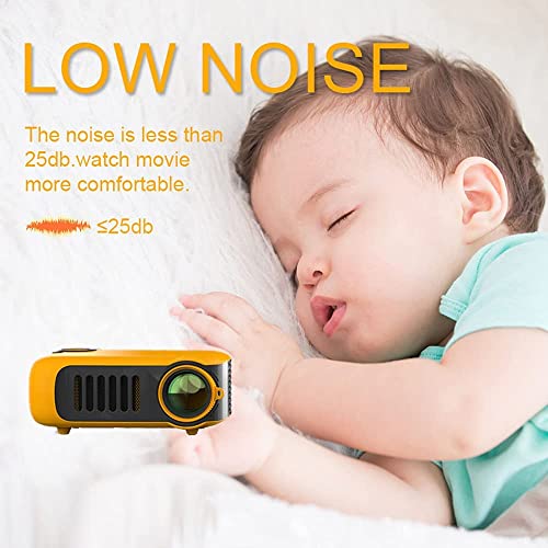 image for Ausale Mini Projector, Portable Smart Mobile Phone Projector Support H